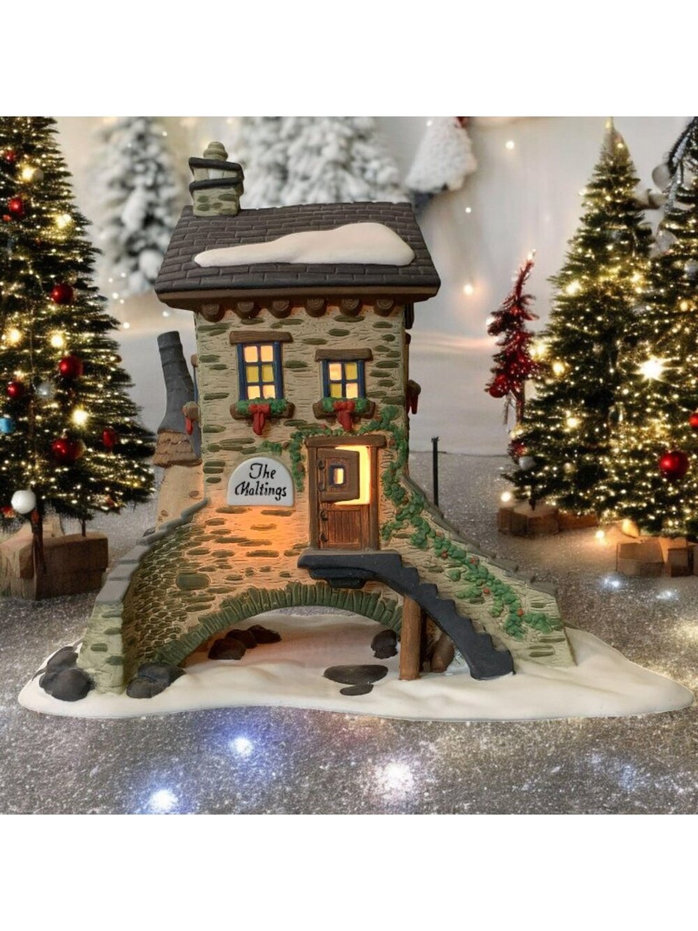 Dept 56 The Maltings Dickens Village Lighted Christmas Building From 1995